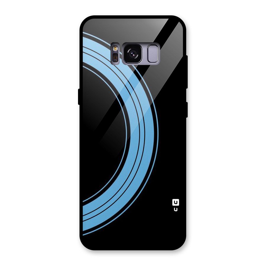 Half Circles Glass Back Case for Galaxy S8
