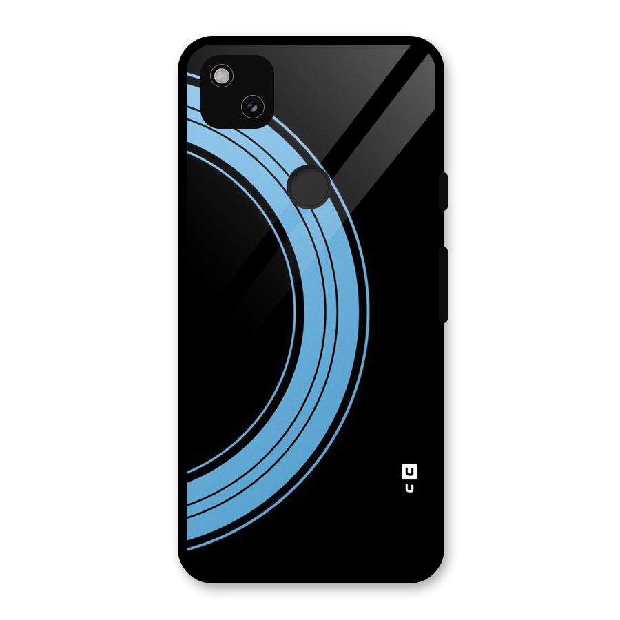 Half Circles Glass Back Case for Google Pixel 4a