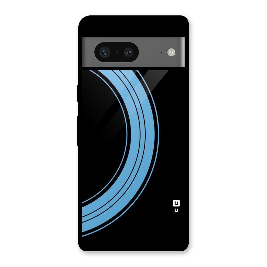 Half Circles Glass Back Case for Google Pixel 7