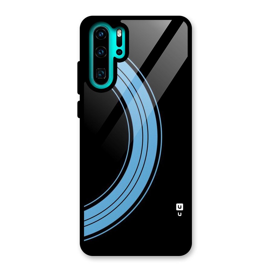 Half Circles Glass Back Case for Huawei P30 Pro