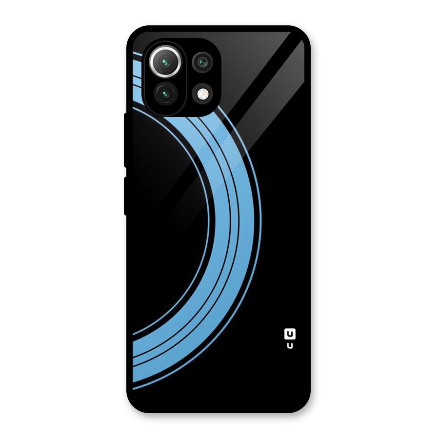 Half Circles Glass Back Case for Mi 11 Lite NE 5G