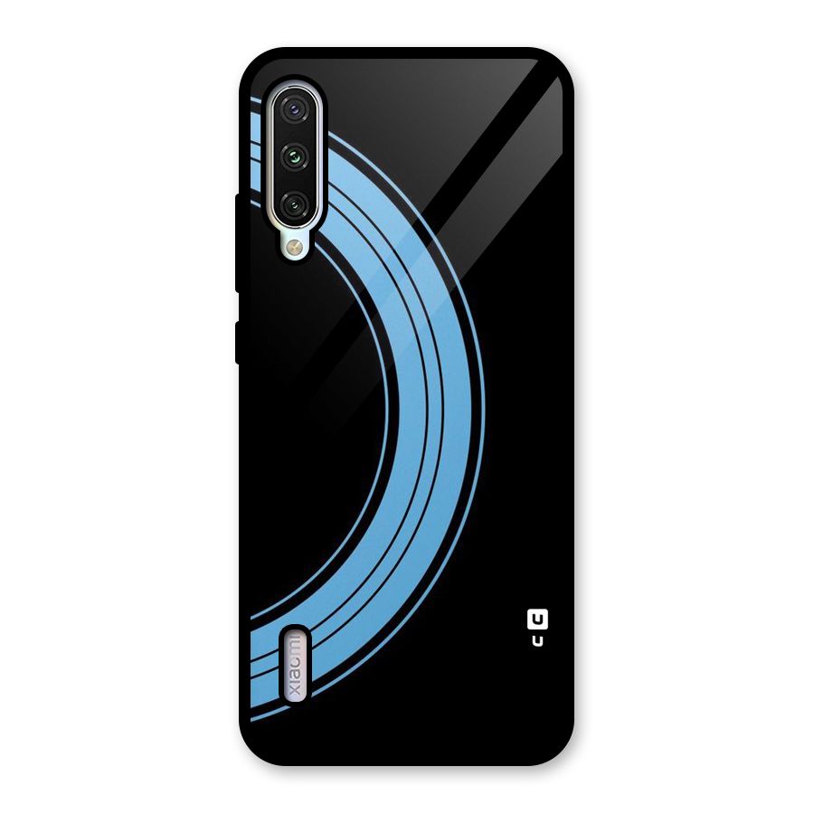 Half Circles Glass Back Case for Mi A3