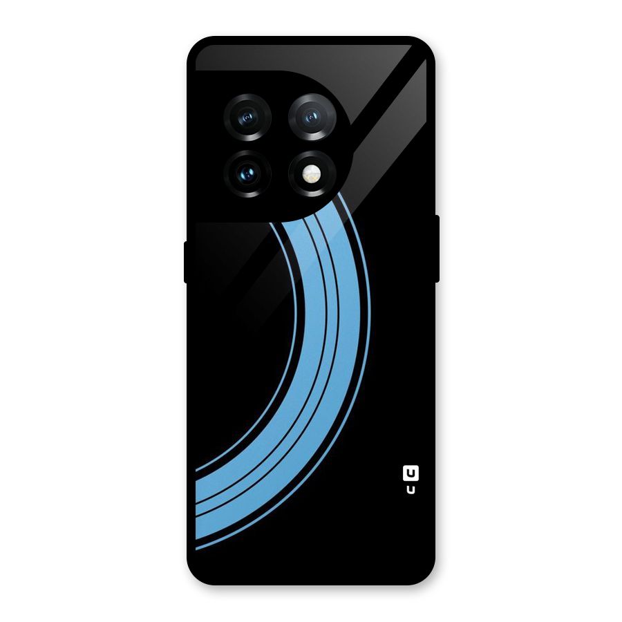 Half Circles Glass Back Case for OnePlus 11