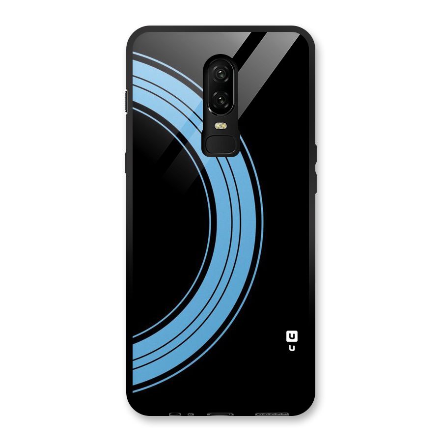 Half Circles Glass Back Case for OnePlus 6