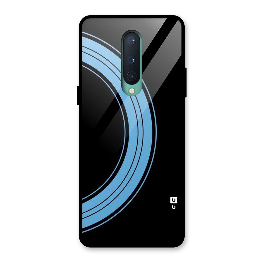 Half Circles Glass Back Case for OnePlus 8