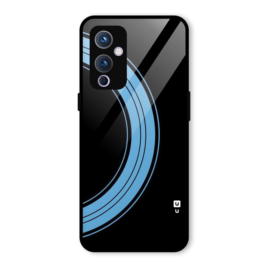 Half Circles Glass Back Case for OnePlus 9