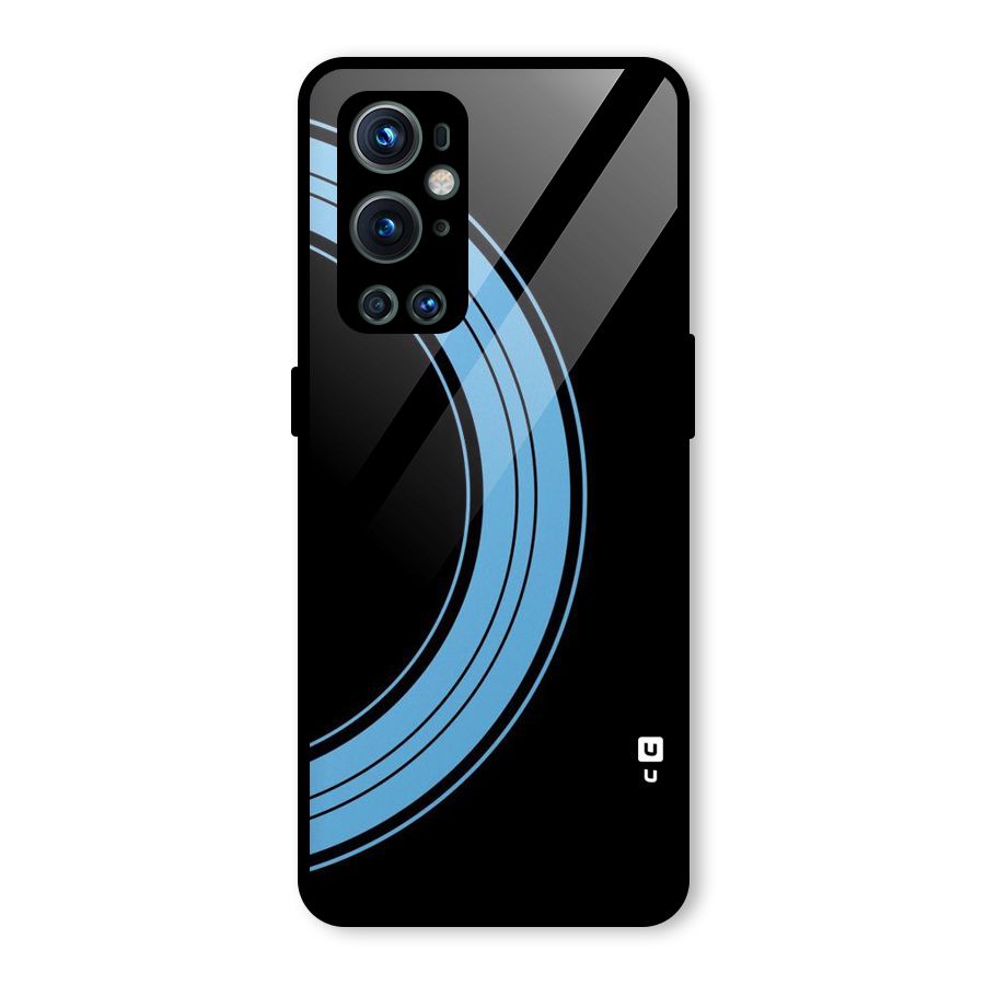 Half Circles Glass Back Case for OnePlus 9 Pro