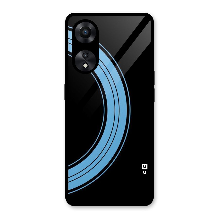 Half Circles Glass Back Case for Oppo A78