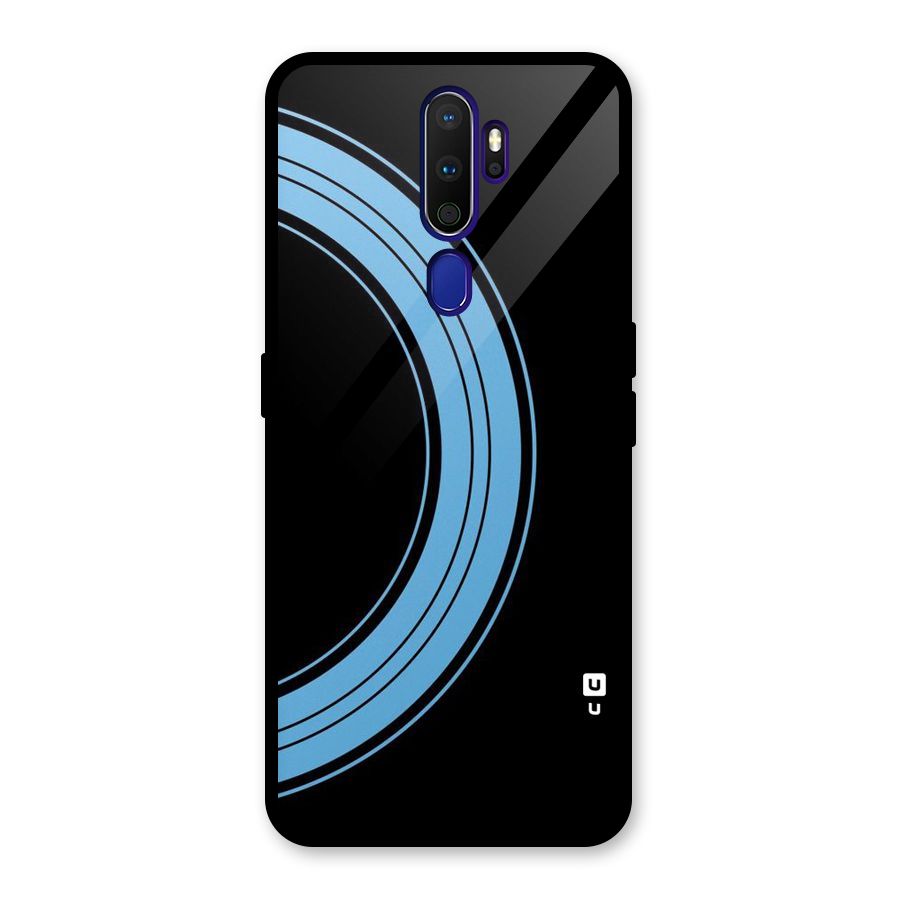 Half Circles Glass Back Case for Oppo A9 (2020)
