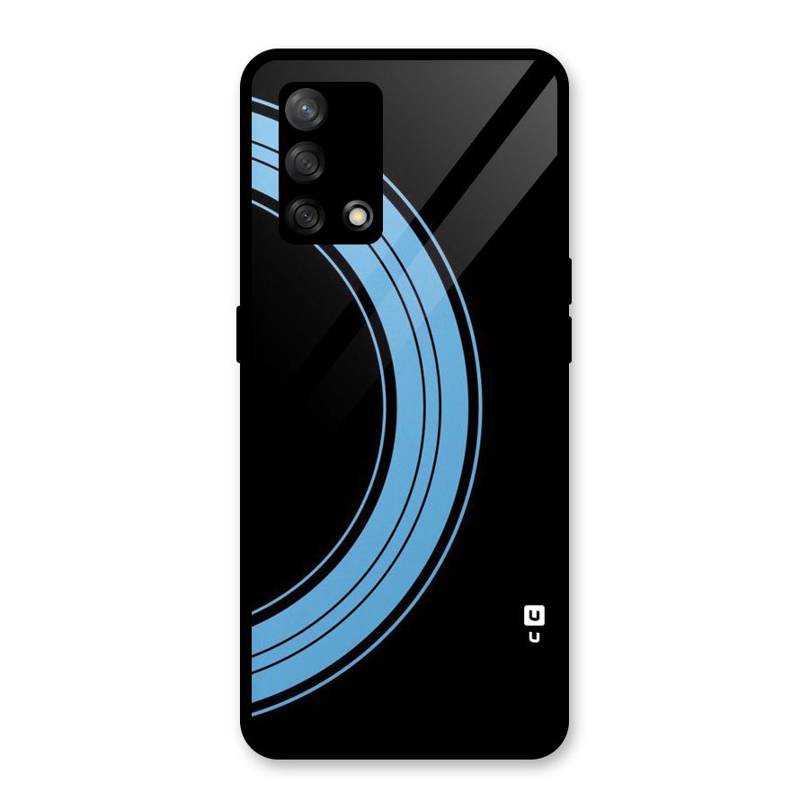 Half Circles Glass Back Case for Oppo F19