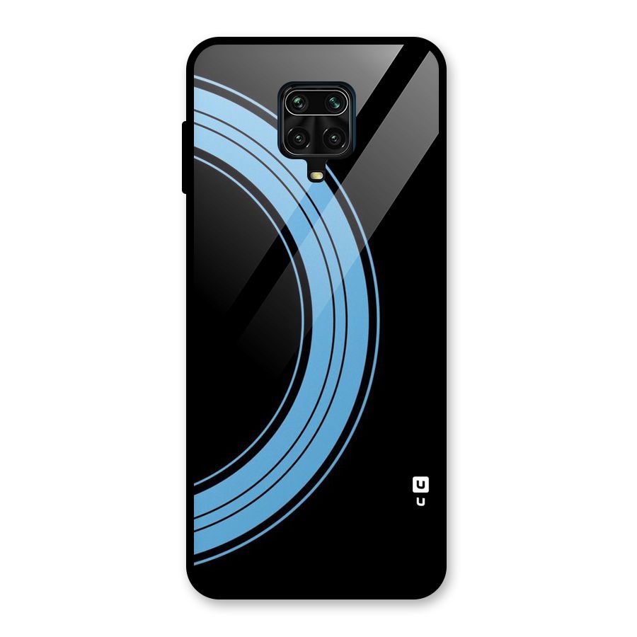 Half Circles Glass Back Case for Poco M2 Pro
