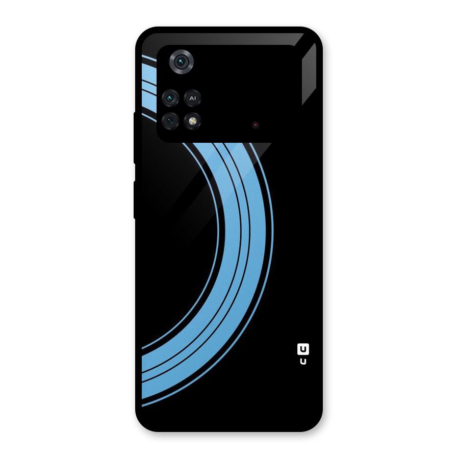 Half Circles Glass Back Case for Poco M4 Pro 4G