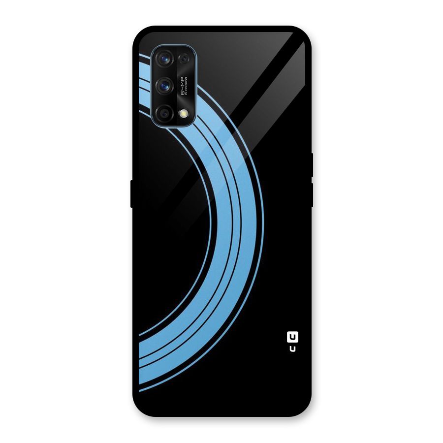 Half Circles Glass Back Case for Realme 7 Pro