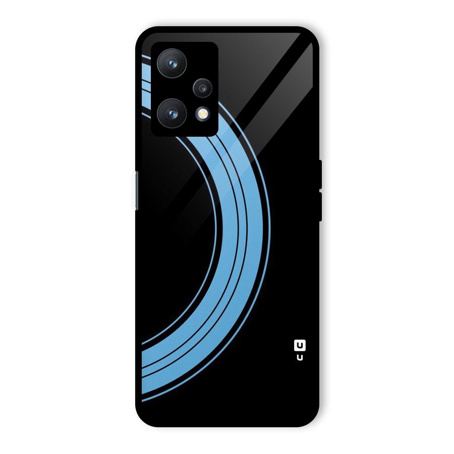 Half Circles Glass Back Case for Realme 9 Pro 5G