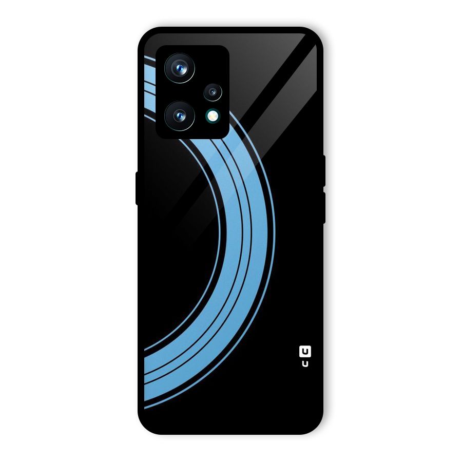 Half Circles Glass Back Case for Realme 9 Pro Plus 5G