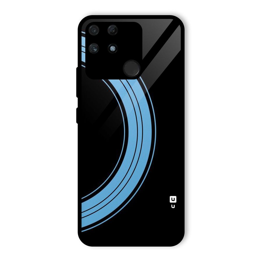 Half Circles Glass Back Case for Realme Narzo 50A