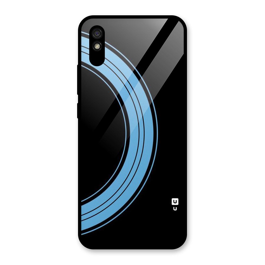 Half Circles Glass Back Case for Redmi 9A