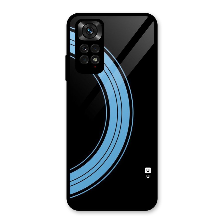 Half Circles Glass Back Case for Redmi Note 11