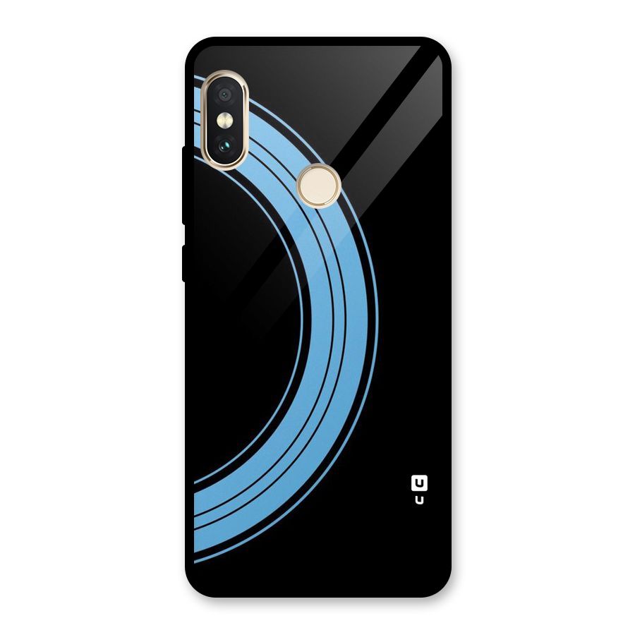 Half Circles Glass Back Case for Redmi Note 5 Pro