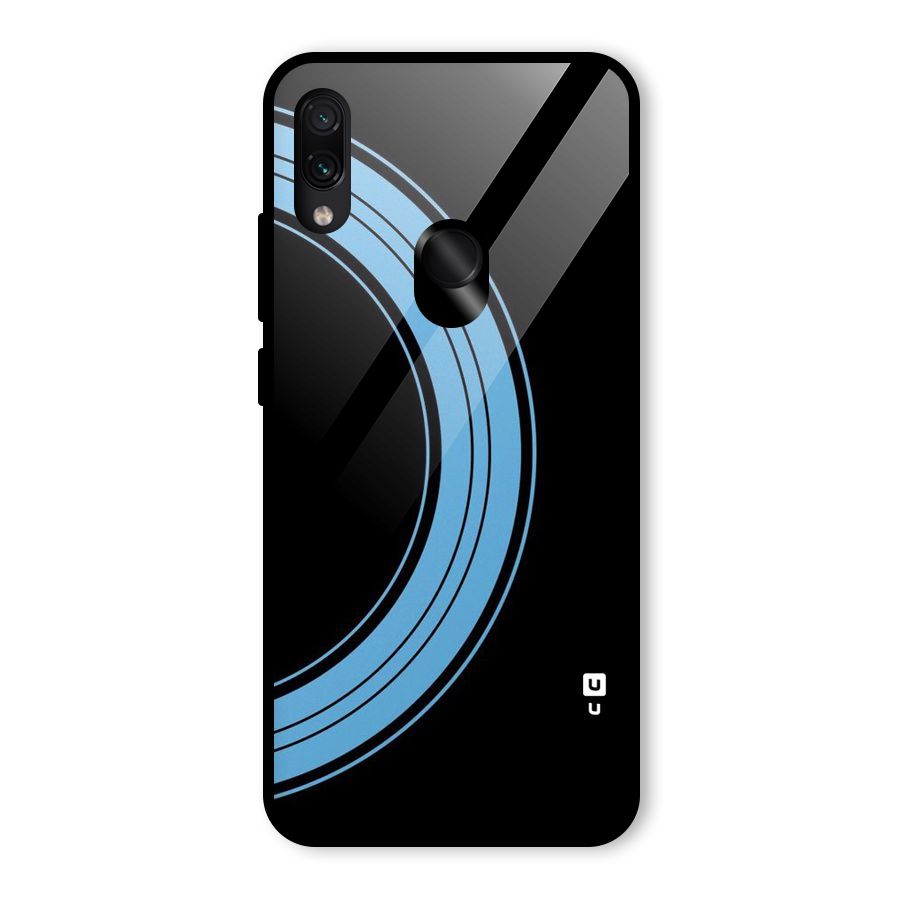 Half Circles Glass Back Case for Redmi Note 7 Pro