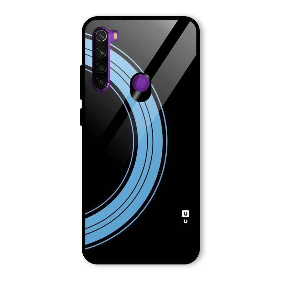 Half Circles Glass Back Case for Redmi Note 8