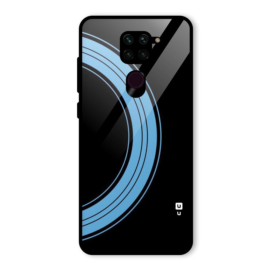 Half Circles Glass Back Case for Redmi Note 9