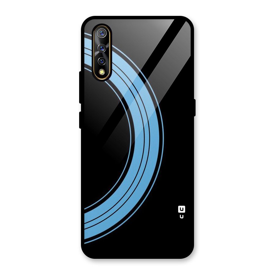 Half Circles Glass Back Case for Vivo S1