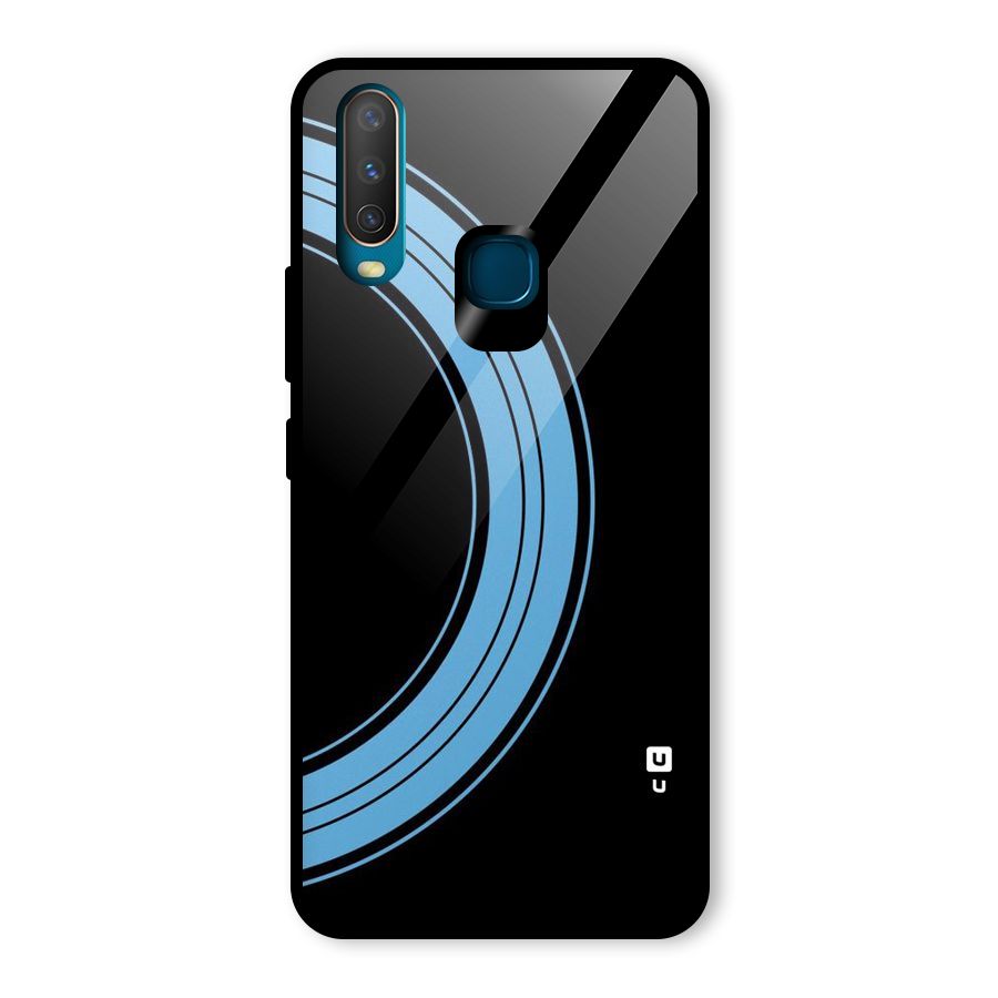 Half Circles Glass Back Case for Vivo U10