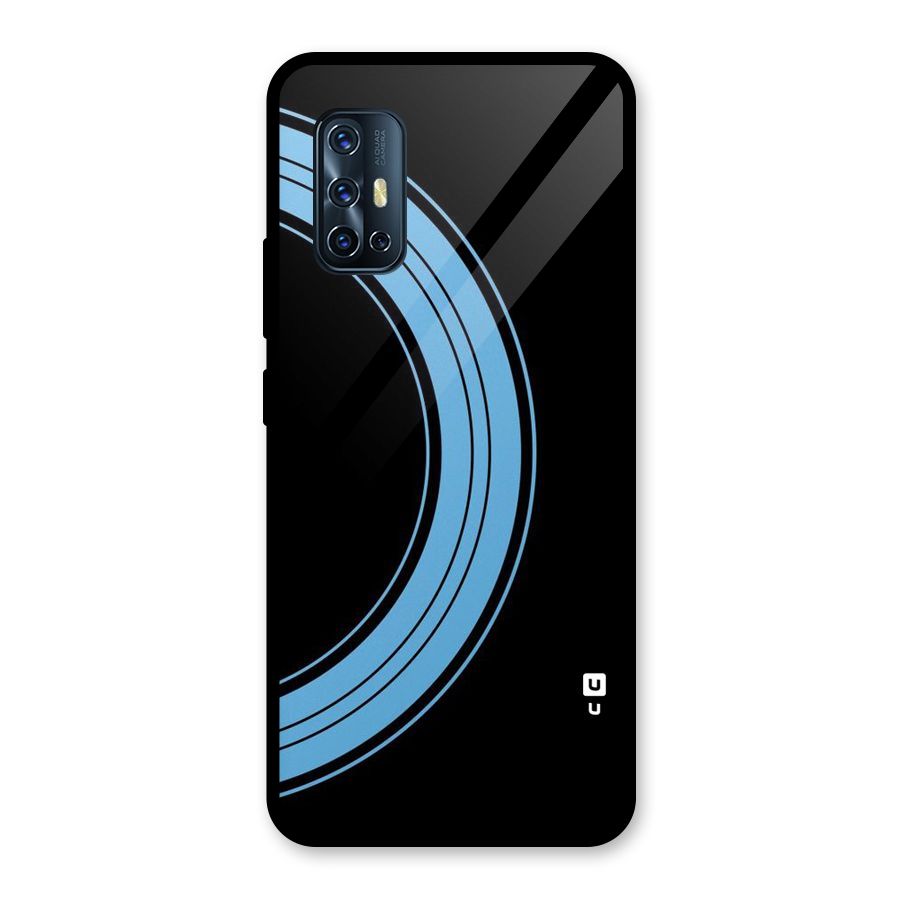 Half Circles Glass Back Case for Vivo V17