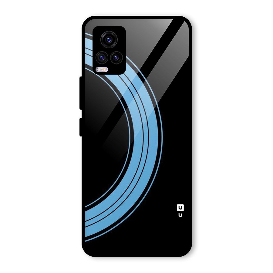 Half Circles Glass Back Case for Vivo V20