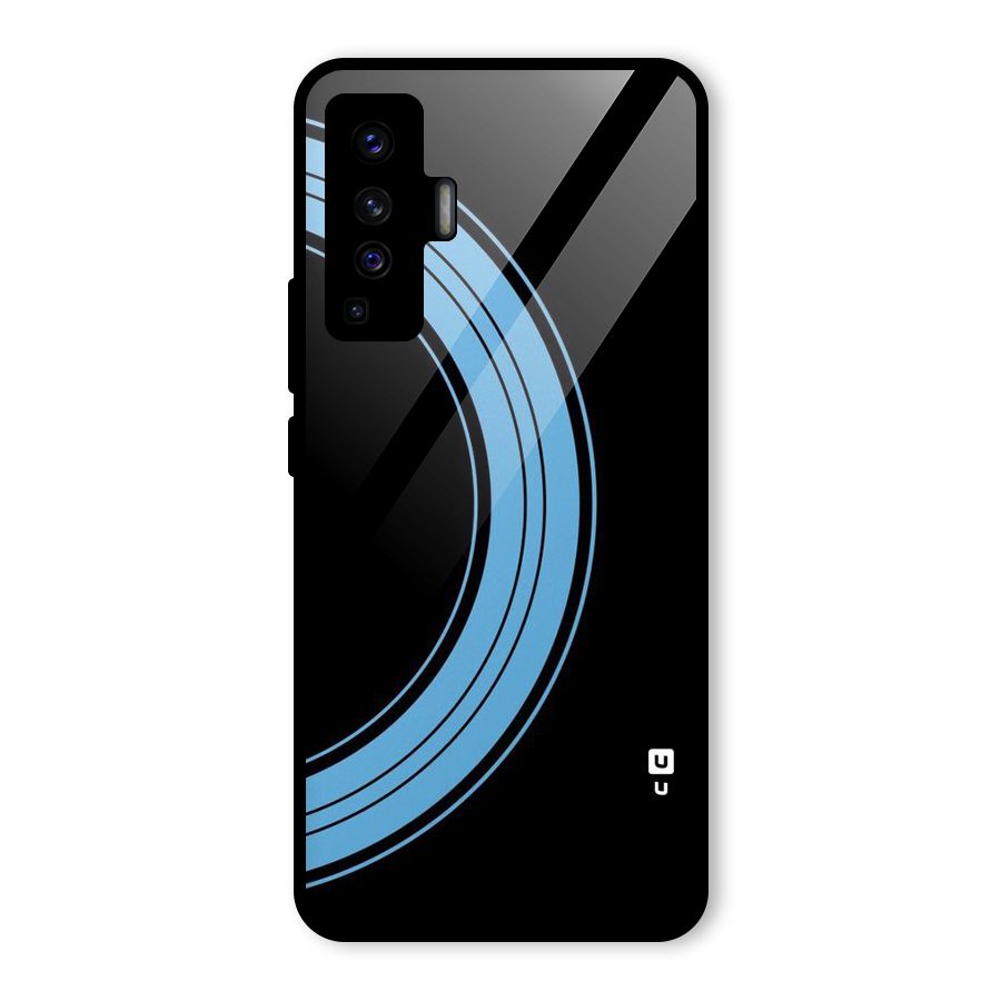 Half Circles Glass Back Case for Vivo X50