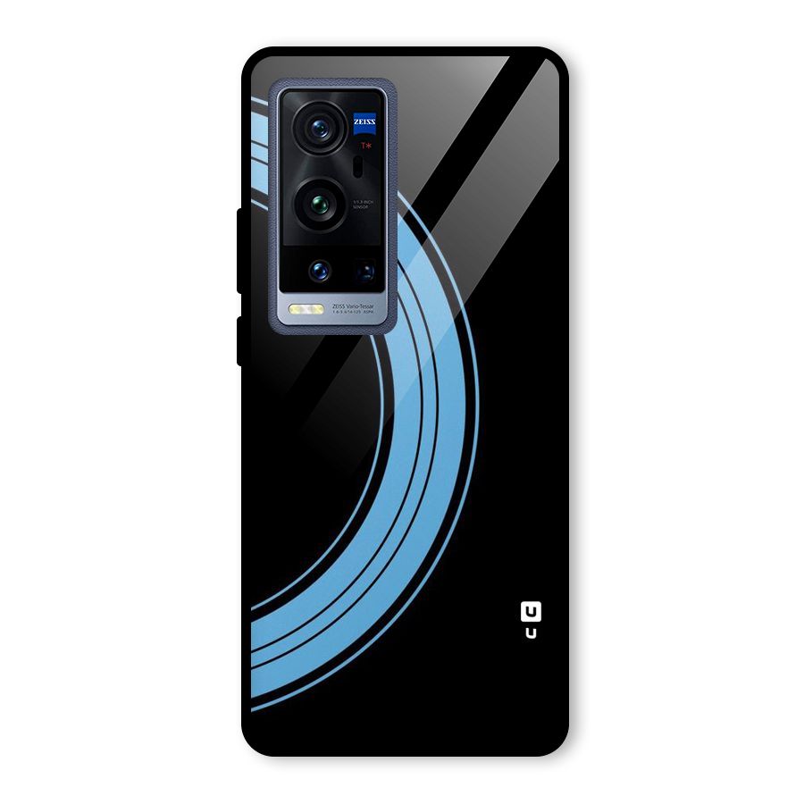 Half Circles Glass Back Case for Vivo X60 Pro Plus