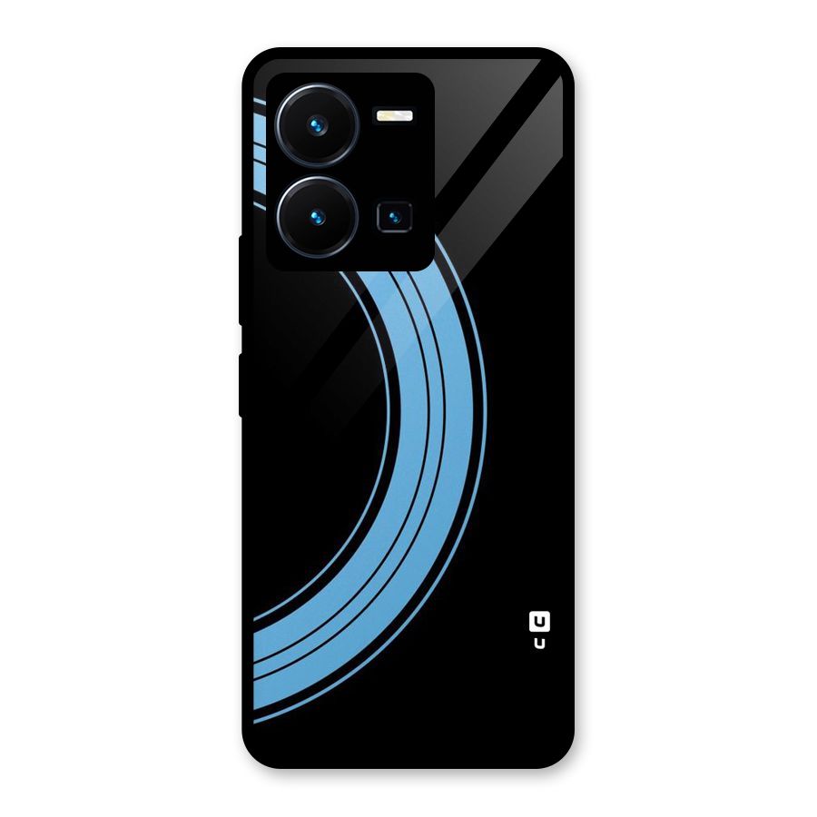 Half Circles Glass Back Case for Vivo Y35