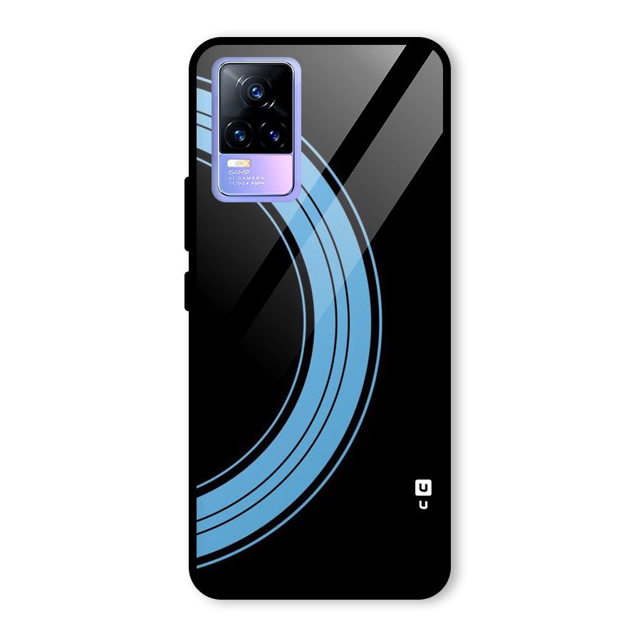 Half Circles Glass Back Case for Vivo Y73