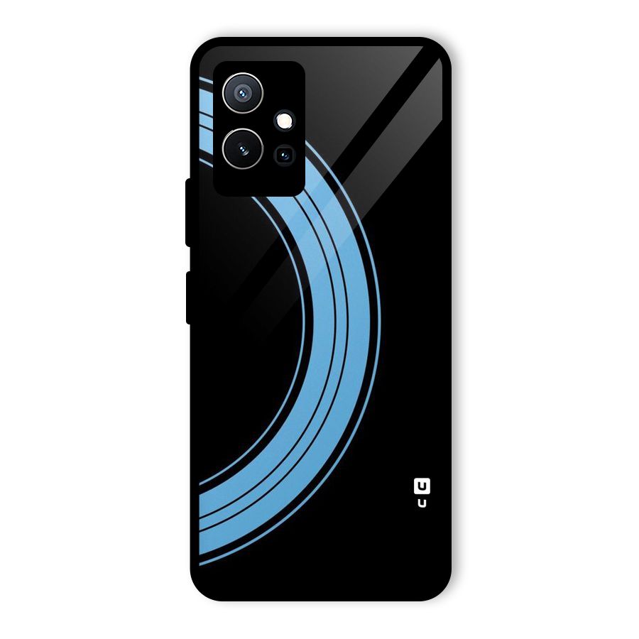 Half Circles Glass Back Case for Vivo Y75 5G