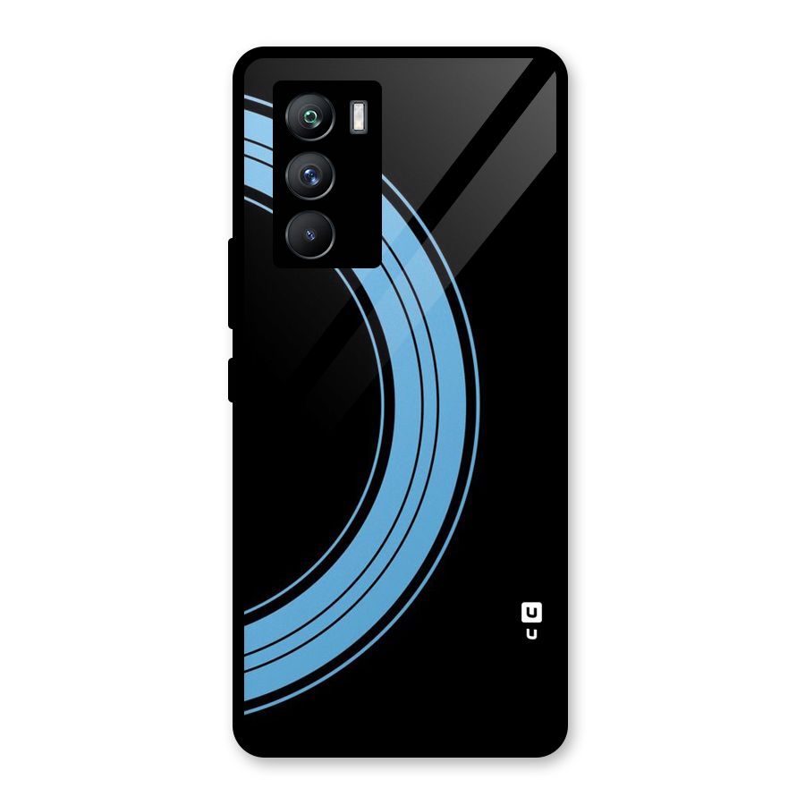 Half Circles Glass Back Case for Vivo iQOO 9 SE