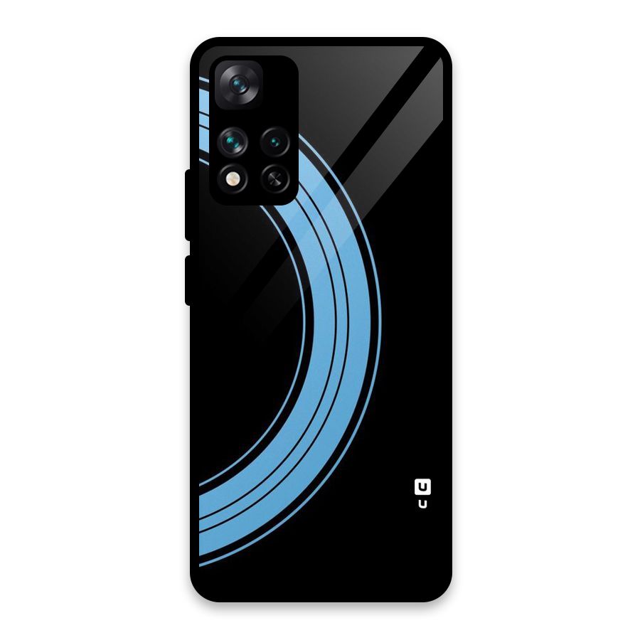 Half Circles Glass Back Case for Xiaomi 11i HyperCharge 5G