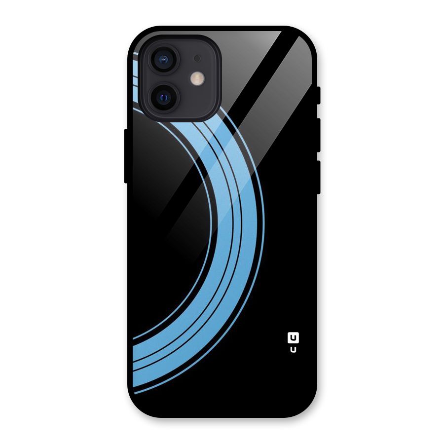 Half Circles Glass Back Case for iPhone 12