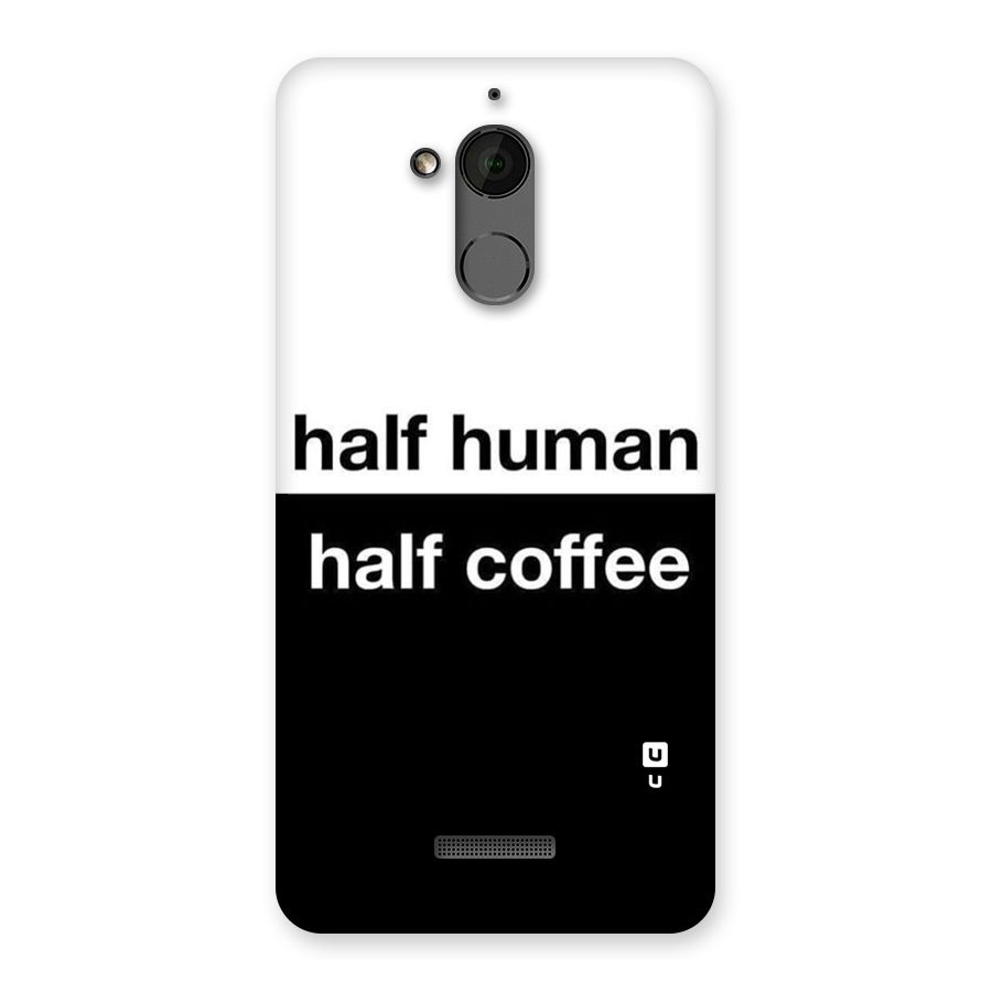 Half Human Half Coffee Back Case for Coolpad Note 5