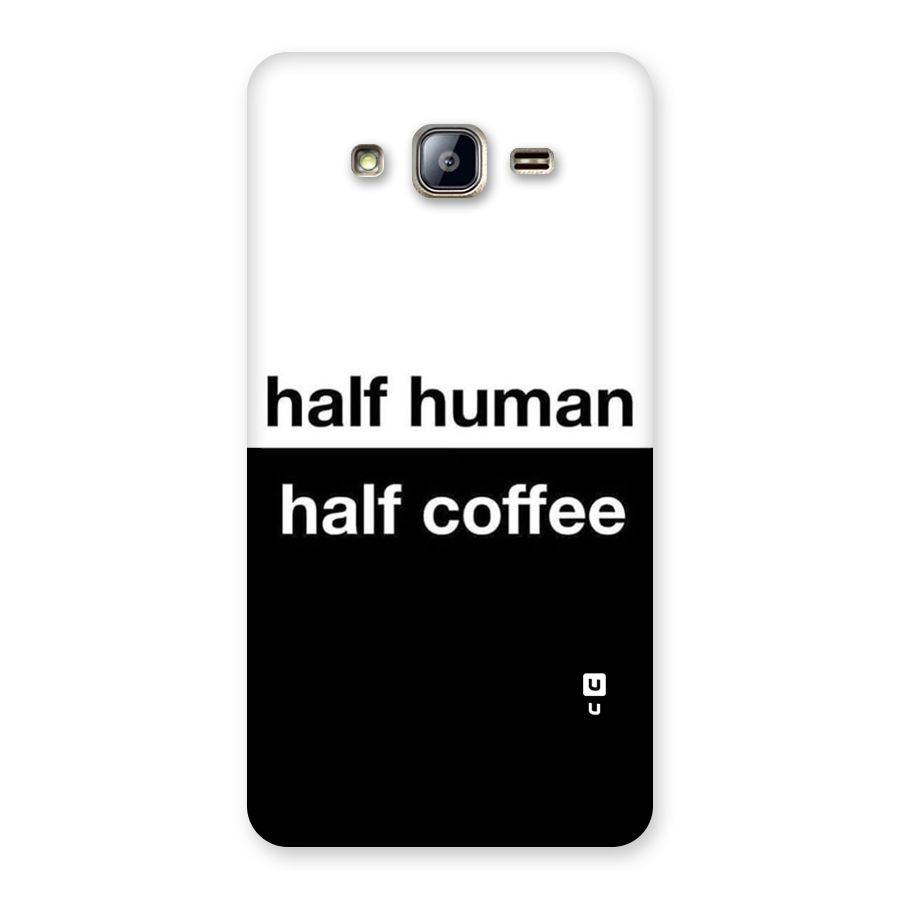 Half Human Half Coffee Back Case for Galaxy On5