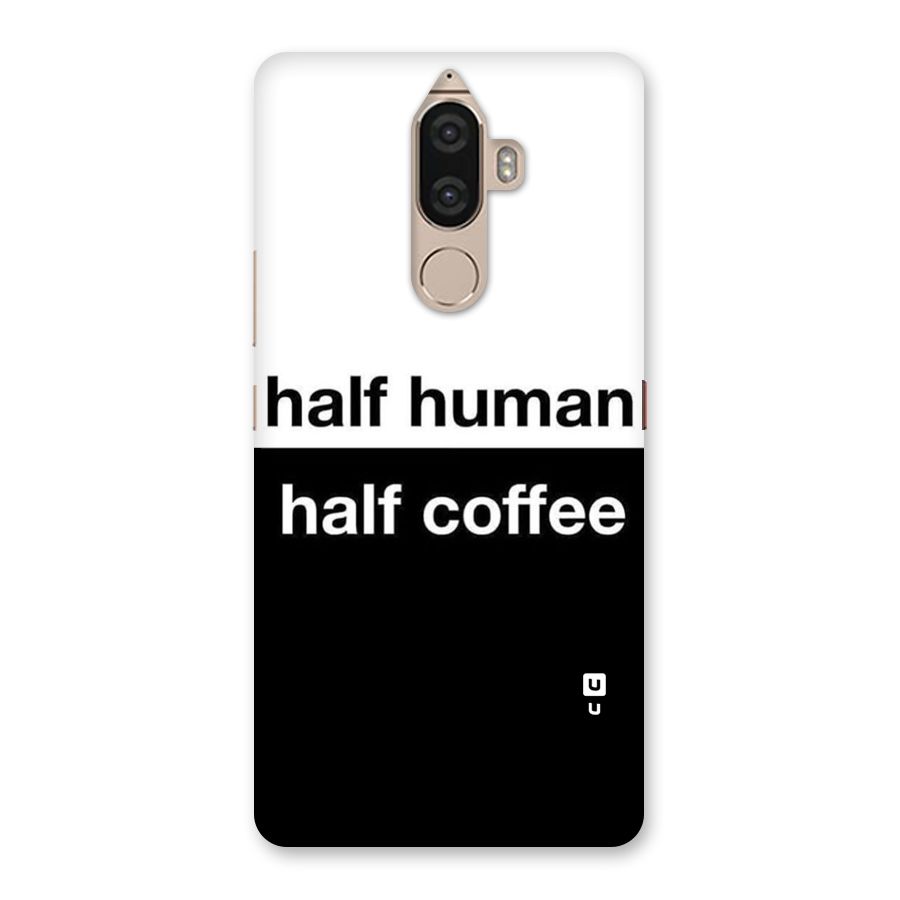 Half Human Half Coffee Back Case for Lenovo K8 Note