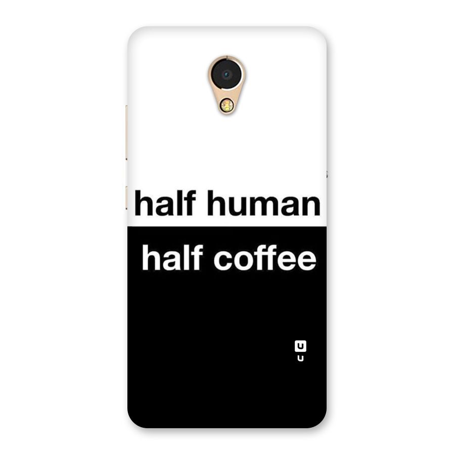 Half Human Half Coffee Back Case for Lenovo P2