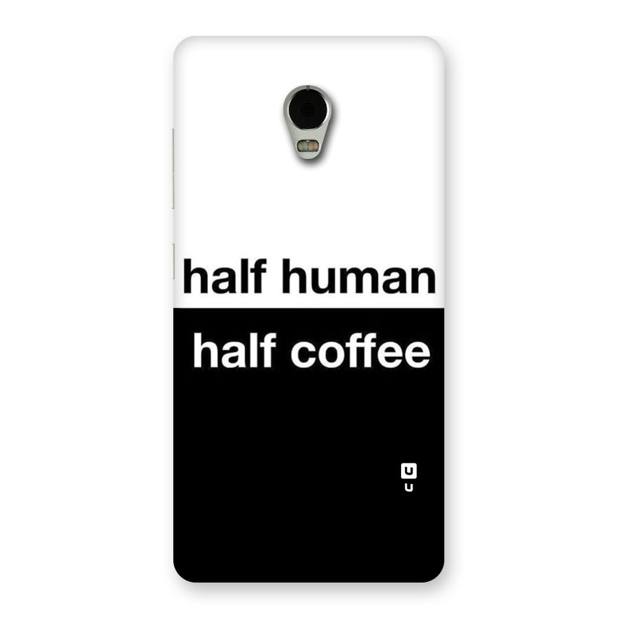 Half Human Half Coffee Back Case for Lenovo Vibe P1