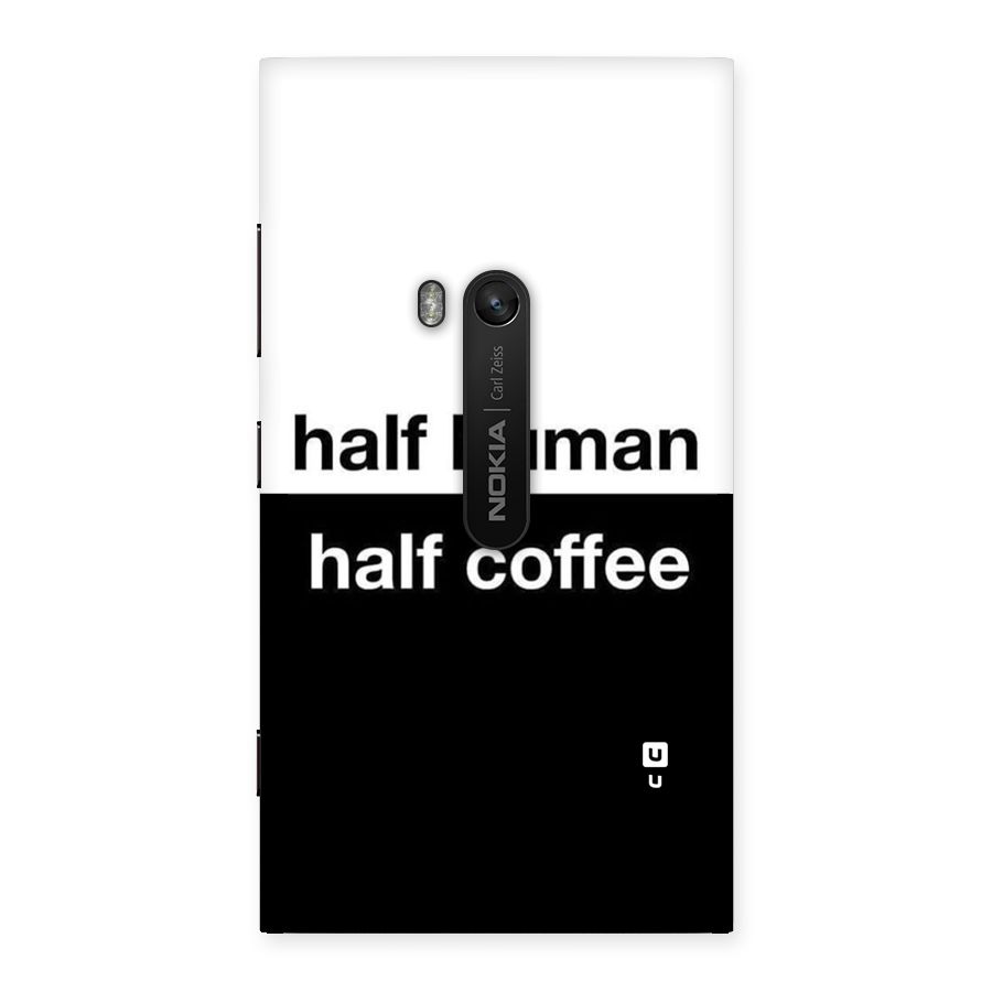 Half Human Half Coffee Back Case for Lumia 920