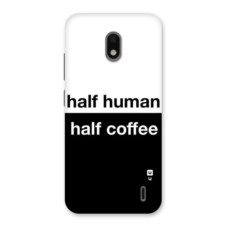 Half Human Half Coffee Back Case for Nokia 2.2