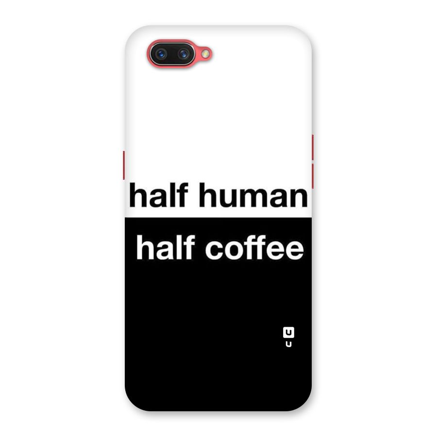 Half Human Half Coffee Back Case for Oppo A3s