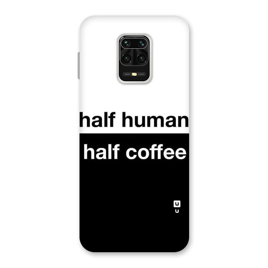 Half Human Half Coffee Back Case for Poco M2 Pro
