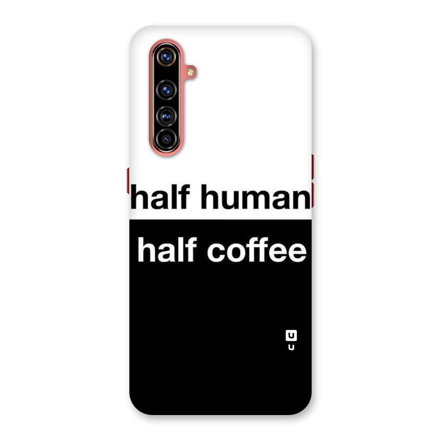 Half Human Half Coffee Back Case for Realme X50 Pro