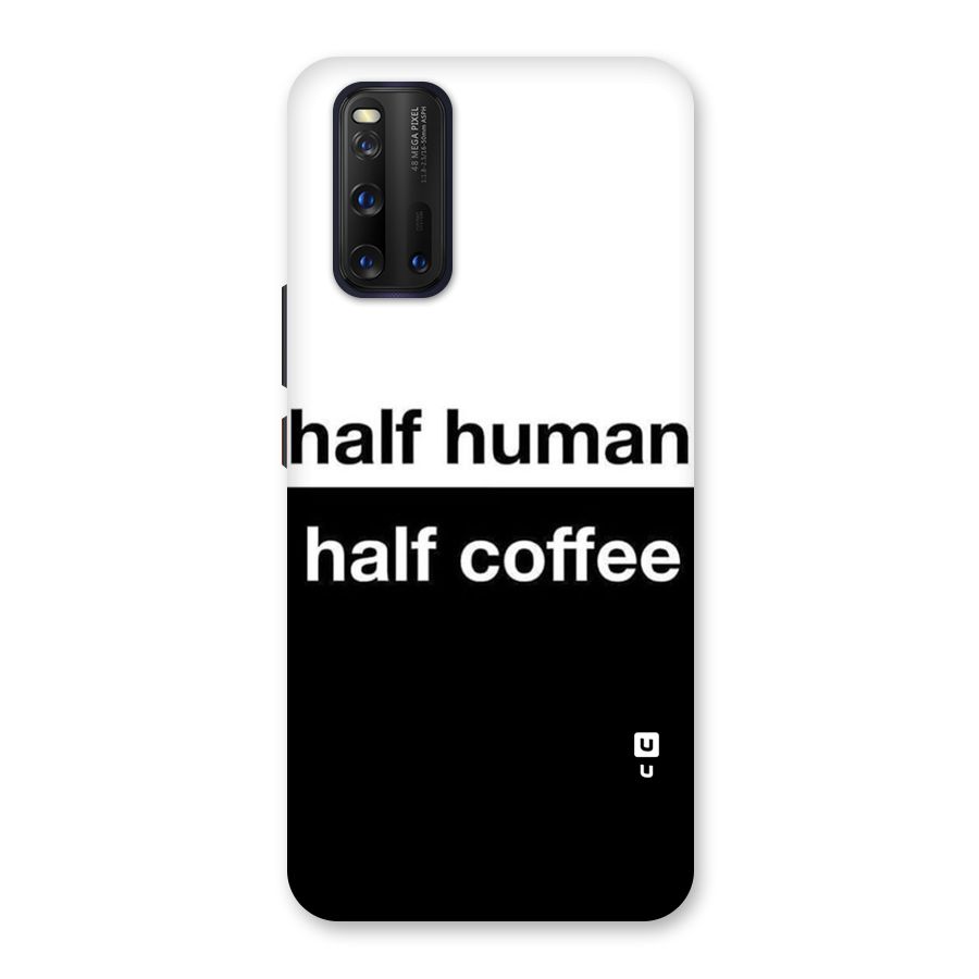 Half Human Half Coffee Back Case for Vivo iQOO 3