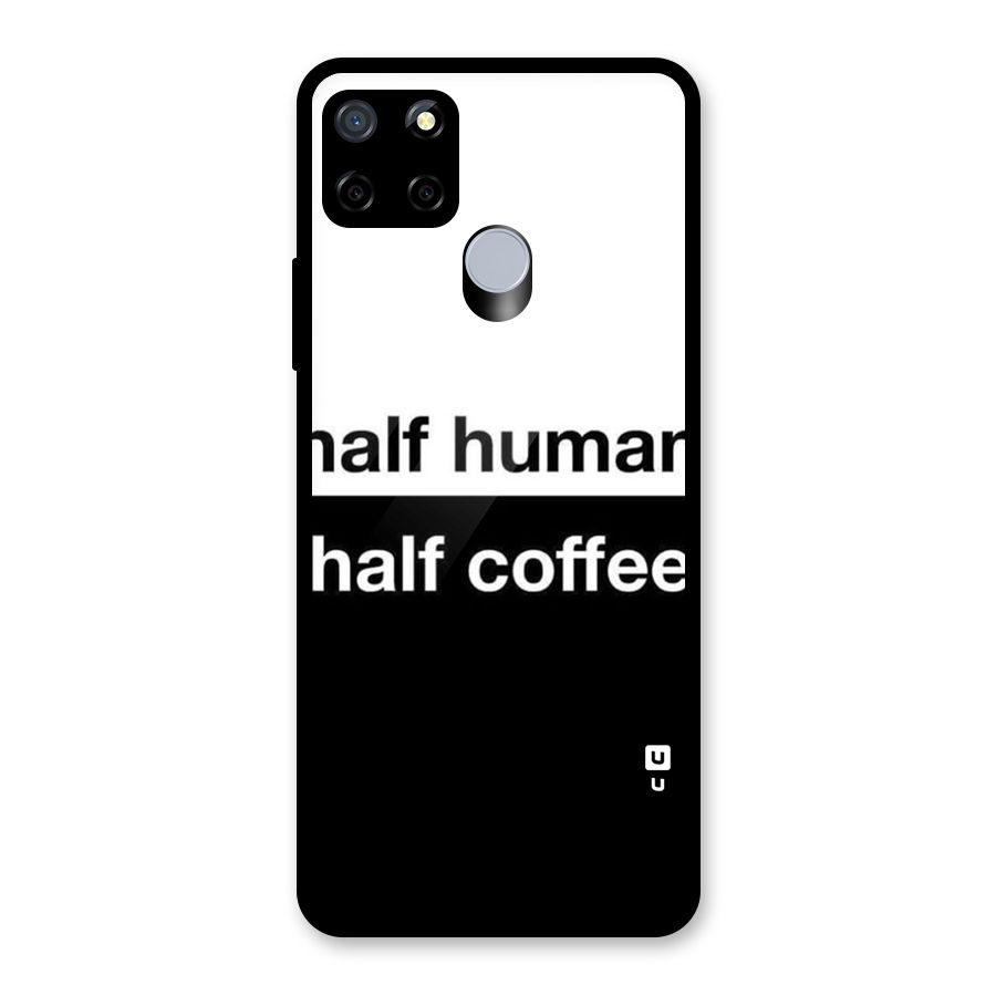 Half Human Half Coffee Glass Back Case for Realme C15